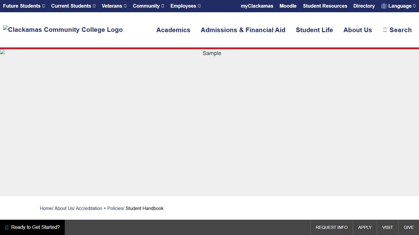 Student Handbook CCC