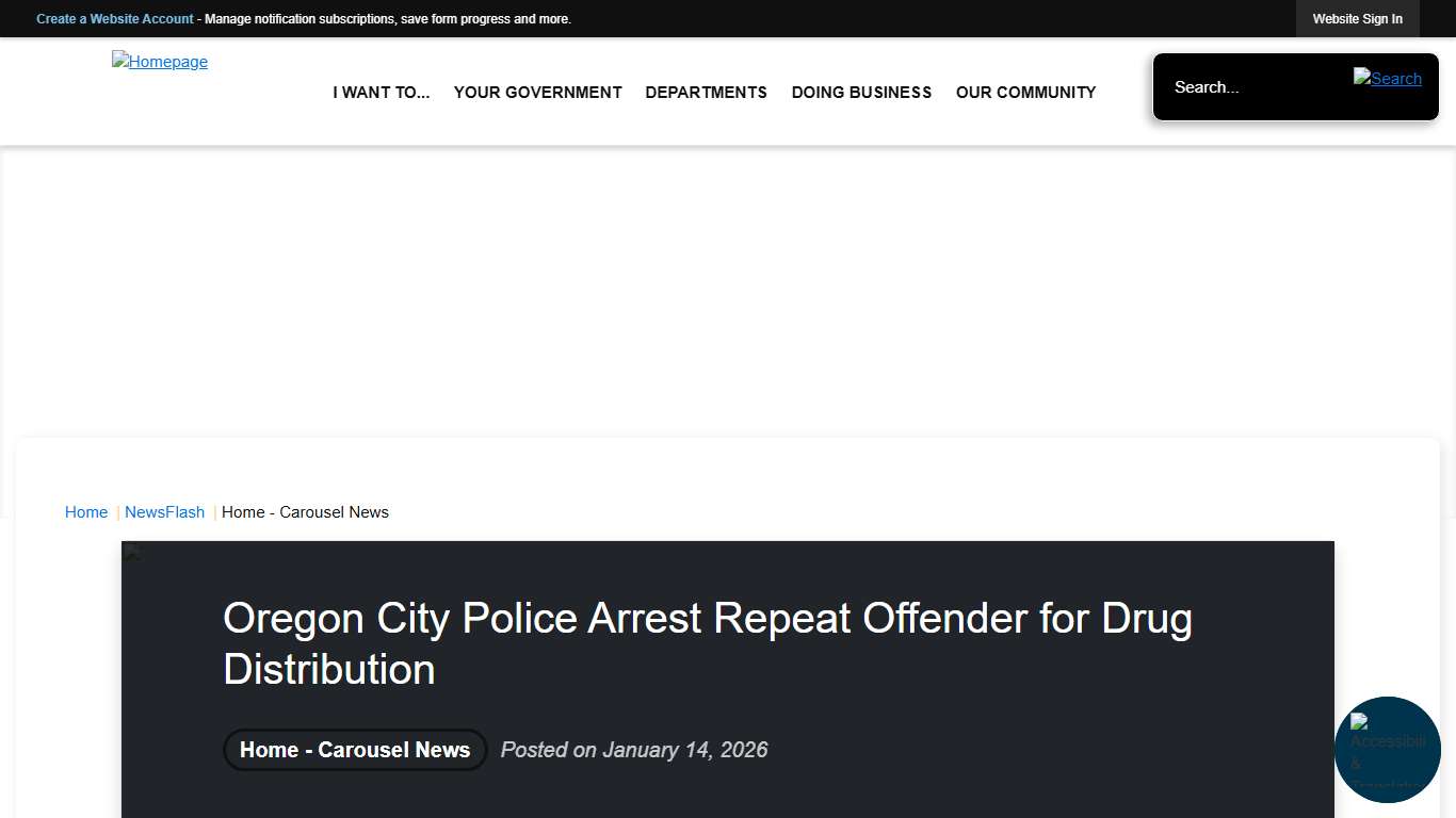Oregon City Police Arrest Repeat Offender for Drug Distribution • Oregon City, OR